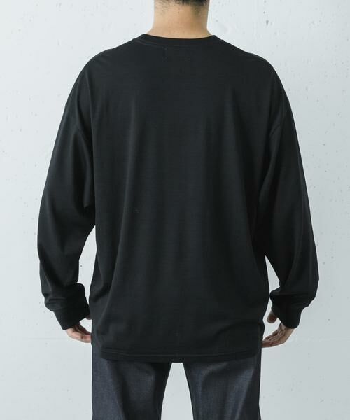 URBAN RESEARCH / アーバンリサーチ Tシャツ | 『洗濯可』new basic　WASHABLE MERINO WOOL LONG-SLEEVE | 詳細17