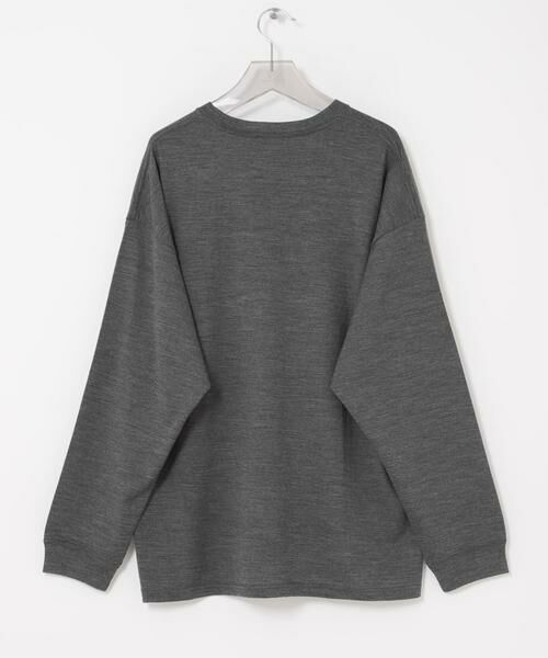 URBAN RESEARCH / アーバンリサーチ Tシャツ | 『洗濯可』new basic　WASHABLE MERINO WOOL LONG-SLEEVE | 詳細28
