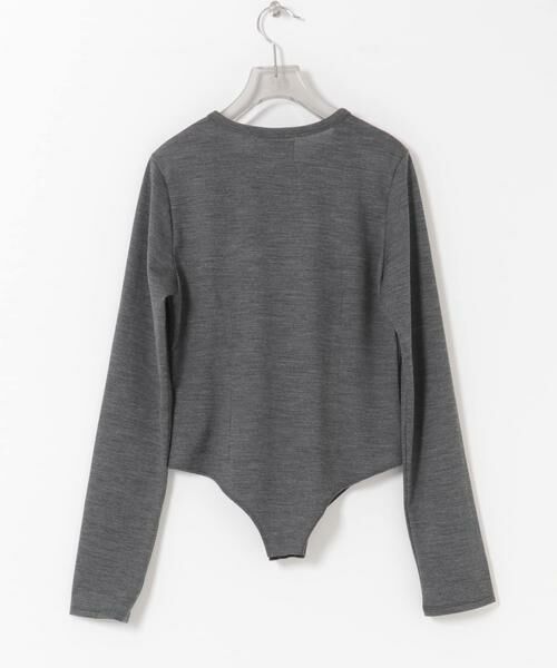 URBAN RESEARCH / アーバンリサーチ Tシャツ | new basic　WASHABLE WOOL CONTOUR TOP | 詳細13