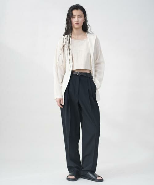 URBAN RESEARCH / アーバンリサーチ その他パンツ | new basic　HIGH TWIST WOOL PANTS | 詳細3