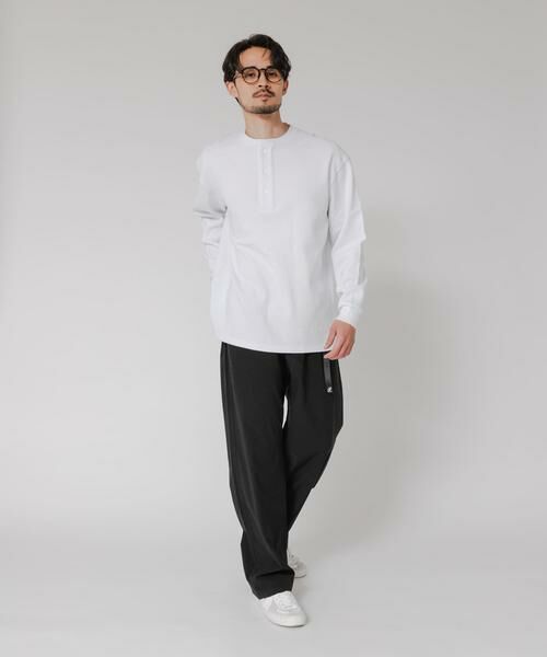 URBAN RESEARCH / アーバンリサーチ Tシャツ | 『UR TECH』度詰めワッフルヘンリーロングスリーブ | 詳細4