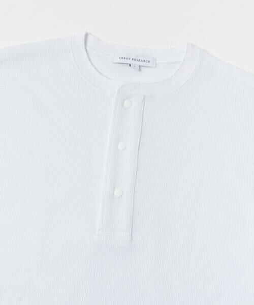 URBAN RESEARCH / アーバンリサーチ Tシャツ | 『UR TECH』度詰めワッフルヘンリーロングスリーブ | 詳細7
