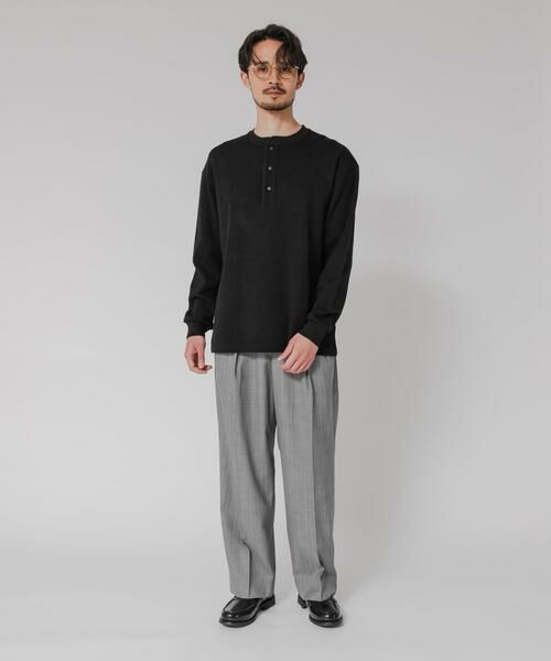 URBAN RESEARCH / アーバンリサーチ Tシャツ | 『UR TECH』度詰めワッフルヘンリーロングスリーブ | 詳細12