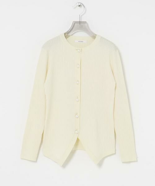 URBAN RESEARCH / アーバンリサーチ カーディガン・ボレロ | 『WEB限定』パールボタンワイドリブカーディガン | 詳細8