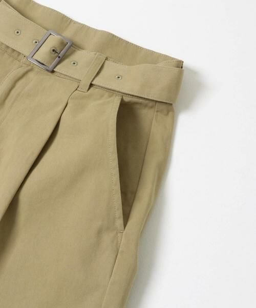 URBAN RESEARCH / アーバンリサーチ その他パンツ | 『3サイズ展開』ベルト付きタックワイドチノパンツ | 詳細10