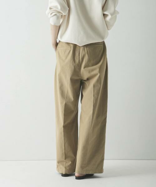 URBAN RESEARCH / アーバンリサーチ その他パンツ | 『3サイズ展開』ベルト付きタックワイドチノパンツ | 詳細3