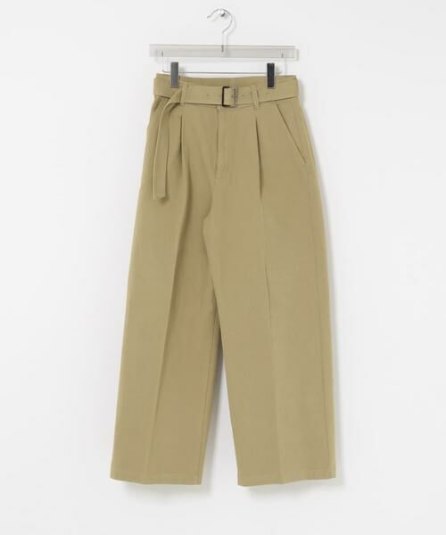 URBAN RESEARCH / アーバンリサーチ その他パンツ | 『3サイズ展開』ベルト付きタックワイドチノパンツ | 詳細9