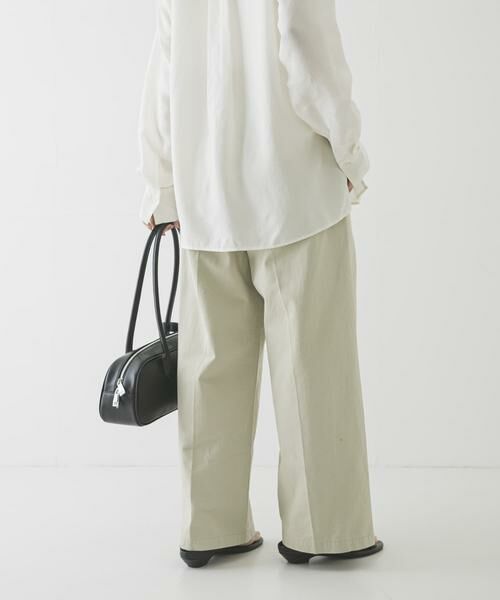 URBAN RESEARCH / アーバンリサーチ その他パンツ | 『3サイズ展開』ベルト付きタックワイドチノパンツ | 詳細21