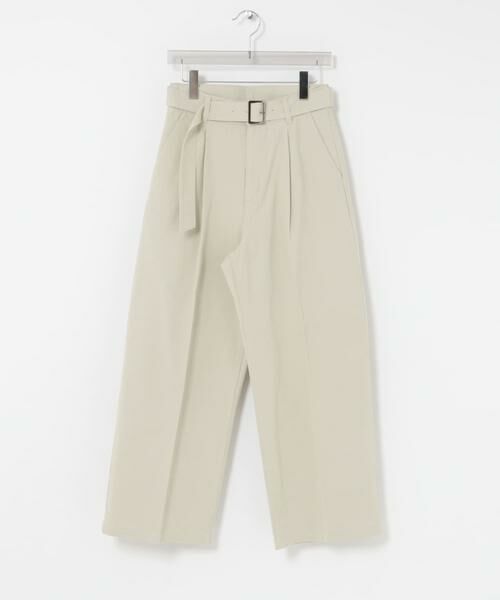 URBAN RESEARCH / アーバンリサーチ その他パンツ | 『3サイズ展開』ベルト付きタックワイドチノパンツ | 詳細25