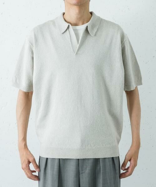 URBAN RESEARCH / アーバンリサーチ ポロシャツ | SILK NOIL SKIPPER POLO | 詳細9