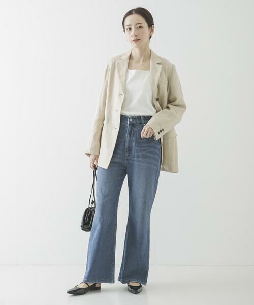 URBAN RESEARCH / アーバンリサーチ デニムパンツ | 『3サイズ展開』綿麻デニムストレートパンツ | 詳細5