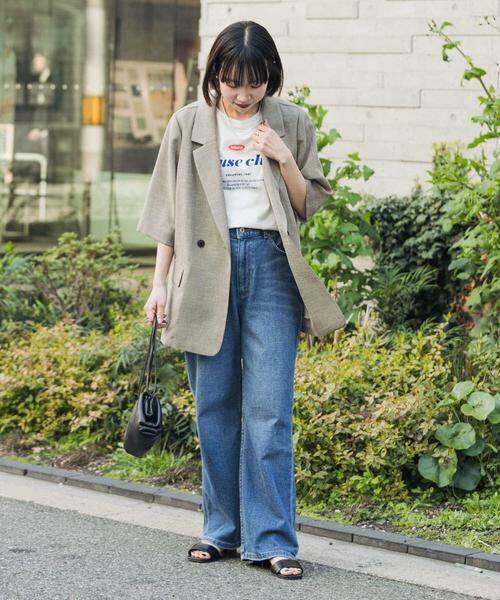 URBAN RESEARCH / アーバンリサーチ デニムパンツ | 『3サイズ展開』綿麻デニムストレートパンツ | 詳細6