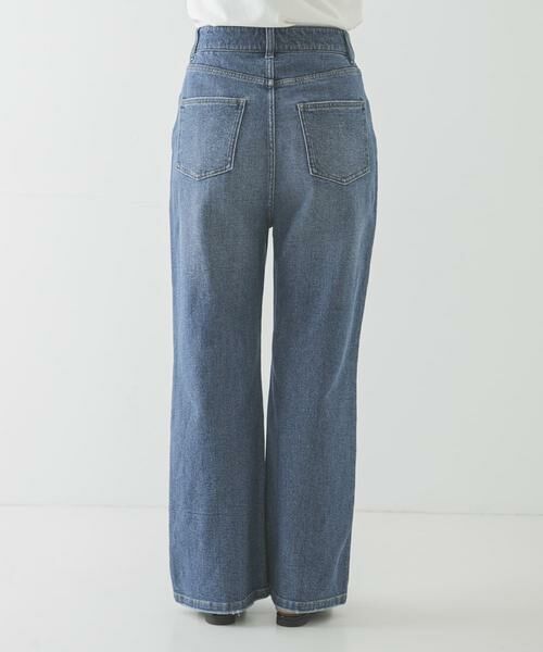 URBAN RESEARCH / アーバンリサーチ デニムパンツ | 『3サイズ展開』綿麻デニムストレートパンツ | 詳細8