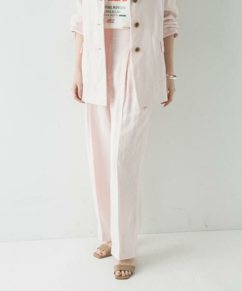 URBAN RESEARCH / アーバンリサーチ その他パンツ | オックスリネンストレートパンツ | 詳細1