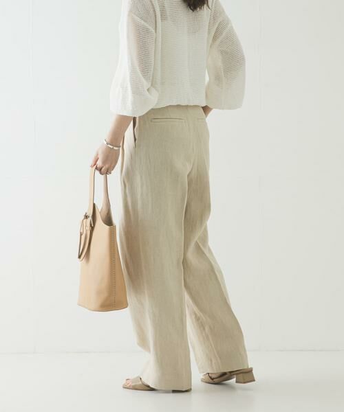 URBAN RESEARCH / アーバンリサーチ その他パンツ | オックスリネンストレートパンツ | 詳細18