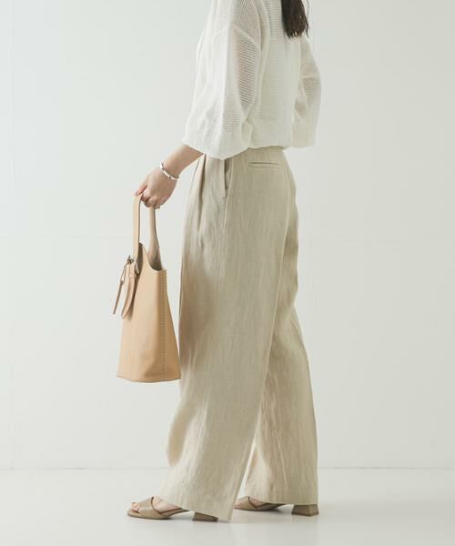 URBAN RESEARCH / アーバンリサーチ その他パンツ | オックスリネンストレートパンツ | 詳細19