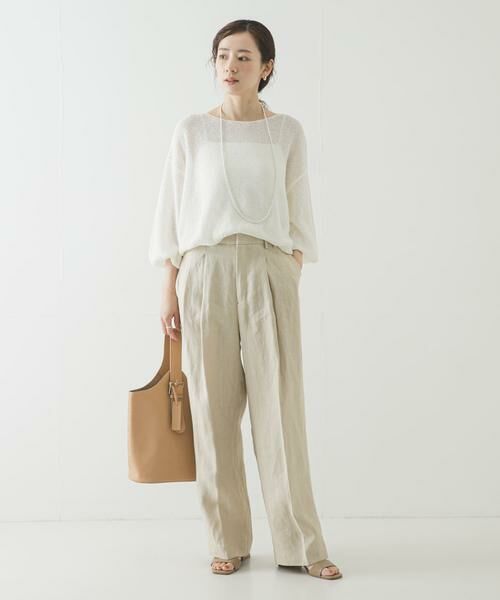 URBAN RESEARCH / アーバンリサーチ その他パンツ | オックスリネンストレートパンツ | 詳細20