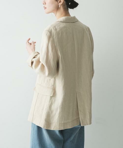 URBAN RESEARCH / アーバンリサーチ その他アウター | オックスリネンテーラードジャケット | 詳細17
