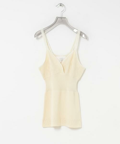 URBAN RESEARCH / アーバンリサーチ キャミソール・チューブトップ | crinkle crinkle crinkle　FLOWER JACQUARD KNIT CAMI | 詳細1