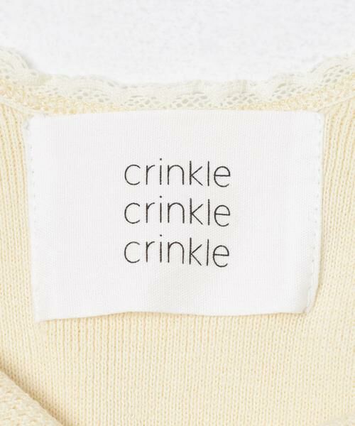 URBAN RESEARCH / アーバンリサーチ キャミソール・チューブトップ | crinkle crinkle crinkle　FLOWER JACQUARD KNIT CAMI | 詳細4