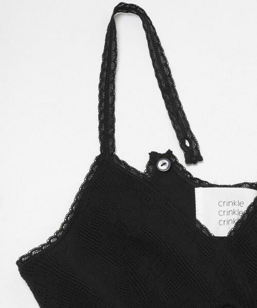 URBAN RESEARCH / アーバンリサーチ キャミソール・チューブトップ | crinkle crinkle crinkle　FLOWER JACQUARD KNIT CAMI | 詳細7