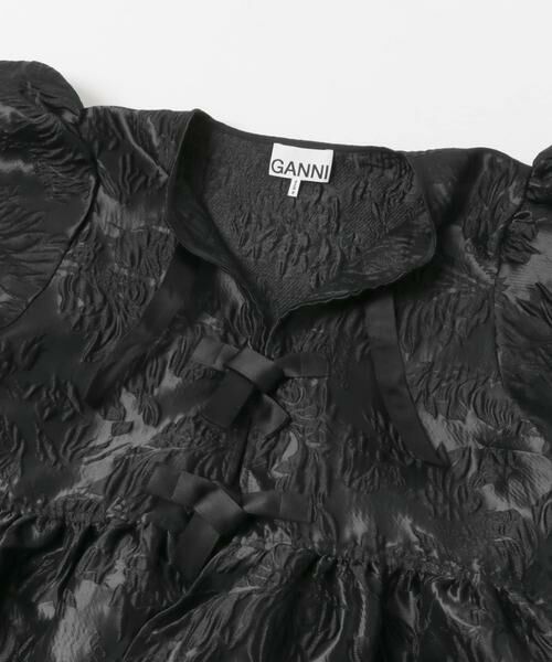 URBAN RESEARCH / アーバンリサーチ シャツ・ブラウス | GANNI　SATIN CLOQUE PEPLUM BLOUSE | 詳細2