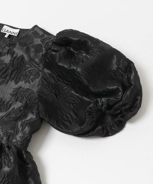 URBAN RESEARCH / アーバンリサーチ シャツ・ブラウス | GANNI　SATIN CLOQUE PEPLUM BLOUSE | 詳細3