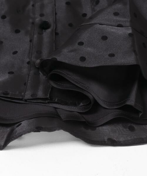 URBAN RESEARCH / アーバンリサーチ シャツ・ブラウス | GANNI　FLOCKED ORGANZA PEPLUM SHIRTS | 詳細6