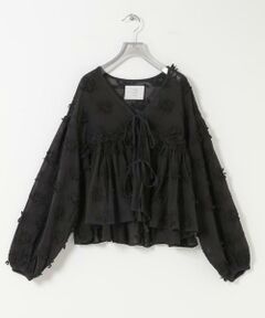 URBAN RESEARCH / アーバンリサーチ シャツ・ブラウス | crinkle crinkle crinkle　3D EMBROIDERY BOLERO