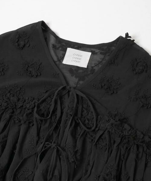 URBAN RESEARCH / アーバンリサーチ シャツ・ブラウス | crinkle crinkle crinkle　3D EMBROIDERY BOLERO | 詳細4