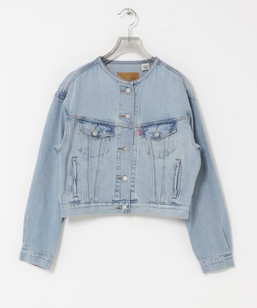 URBAN RESEARCH / アーバンリサーチ Gジャン・デニムジャケット | LEVI’S　COLLARLESS 90S TRUCKER（ライトインディゴブル）
