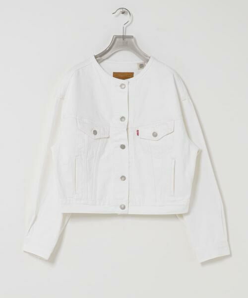 URBAN RESEARCH / アーバンリサーチ Gジャン・デニムジャケット | LEVI’S　COLLARLESS 90S TRUCKER（アイボリー）