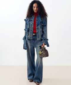 URBAN RESEARCH / アーバンリサーチ Gジャン・デニムジャケット | GANNI　TINT RIGID DENIM BOW JACKET