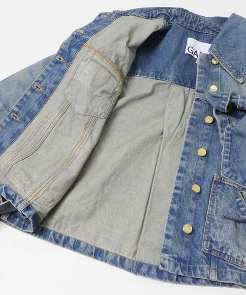 URBAN RESEARCH / アーバンリサーチ Gジャン・デニムジャケット | GANNI　TINT RIGID DENIM BOW JACKET | 詳細3