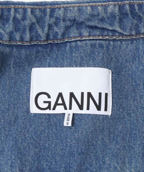 URBAN RESEARCH / アーバンリサーチ Gジャン・デニムジャケット | GANNI　TINT RIGID DENIM BOW JACKET | 詳細6