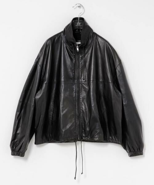 URBAN RESEARCH / アーバンリサーチ レザーブルゾン・ジャケット | HAIKURE　JORDAN NAPPA（ブラック）