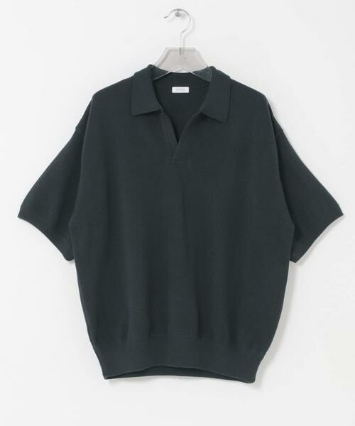 URBAN RESEARCH / アーバンリサーチ ニット・セーター | crepuscule　Co/Ra Moss Stitch Skipper（グリーン）