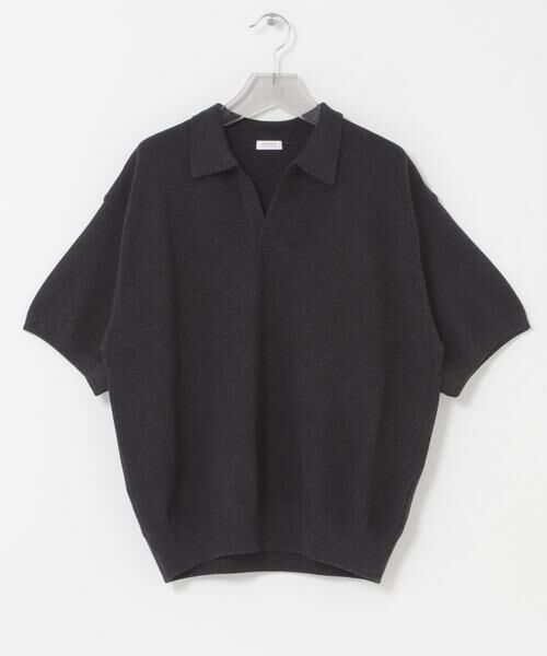 URBAN RESEARCH / アーバンリサーチ ニット・セーター | crepuscule　Co/Ra Moss Stitch Skipper（ブラック）