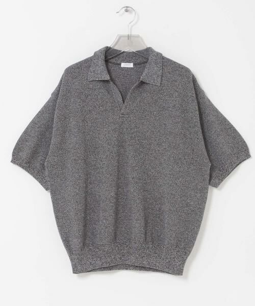 URBAN RESEARCH / アーバンリサーチ ニット・セーター | crepuscule　Co/Ra Moss Stitch Skipper（グレー）