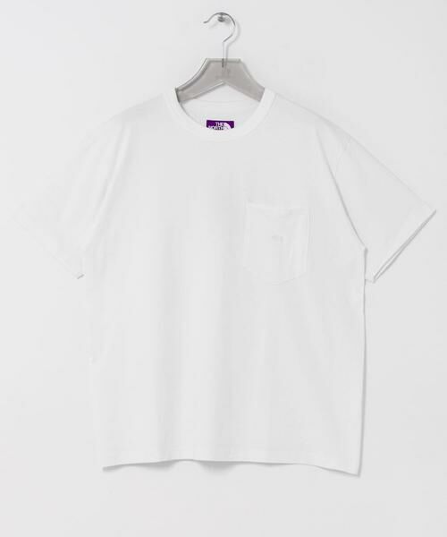 URBAN RESEARCH / アーバンリサーチ Tシャツ | THE NORTH FACE PURPLE LABEL　8OZ FIELD POCKET T-SHIRTS（オフホワイト）
