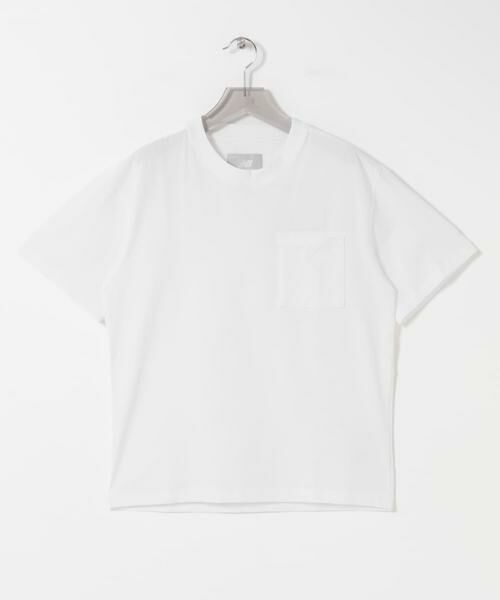 URBAN RESEARCH / アーバンリサーチ Tシャツ | NEW BALANCE　NB GREYポケットTシャツ（ホワイト）