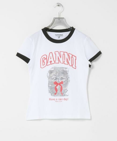 URBAN RESEARCH / アーバンリサーチ Tシャツ | GANNI　JERSEY MARGOT KITTY PRINT | 詳細1