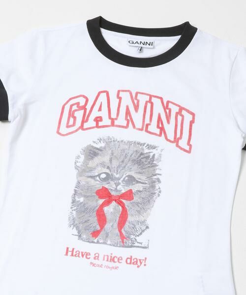 URBAN RESEARCH / アーバンリサーチ Tシャツ | GANNI　JERSEY MARGOT KITTY PRINT | 詳細2