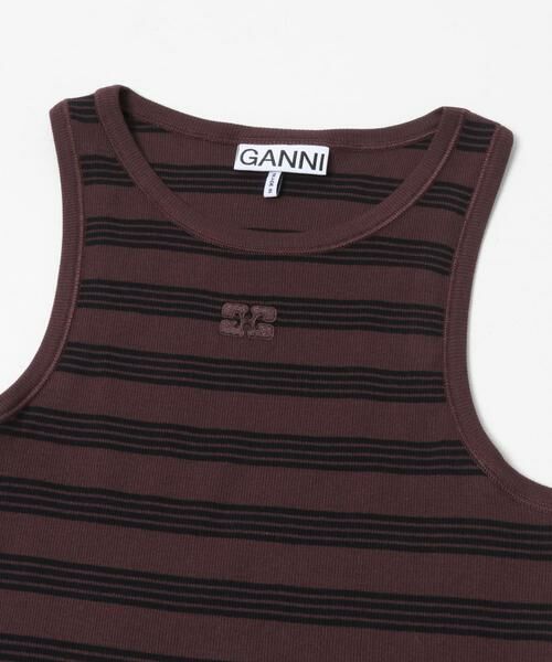 URBAN RESEARCH / アーバンリサーチ タンクトップ | GANNI　SOFT COTTON RIB TANK TOP | 詳細2
