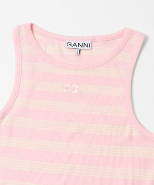 URBAN RESEARCH / アーバンリサーチ タンクトップ | GANNI　SOFT COTTON RIB TANK TOP | 詳細4