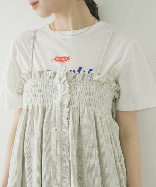 URBAN RESEARCH / アーバンリサーチ キャミソール・チューブトップ | crinkle crinkle crinkle　SHIRRING GATHER CAMI | 詳細1