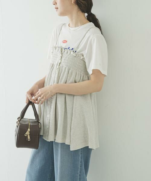 URBAN RESEARCH / アーバンリサーチ キャミソール・チューブトップ | crinkle crinkle crinkle　SHIRRING GATHER CAMI | 詳細2