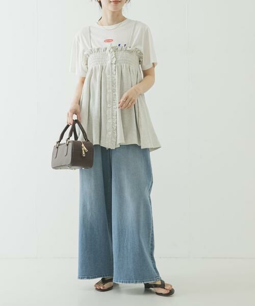 URBAN RESEARCH / アーバンリサーチ キャミソール・チューブトップ | crinkle crinkle crinkle　SHIRRING GATHER CAMI | 詳細4