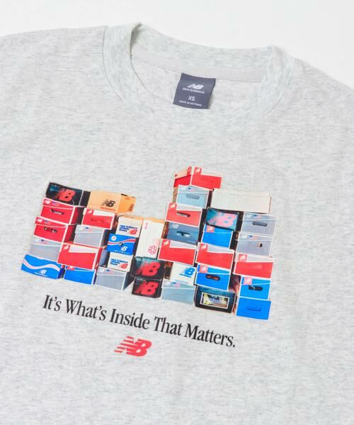 URBAN RESEARCH / アーバンリサーチ Tシャツ | NEW BALANCE　ボックスTシャツ | 詳細4
