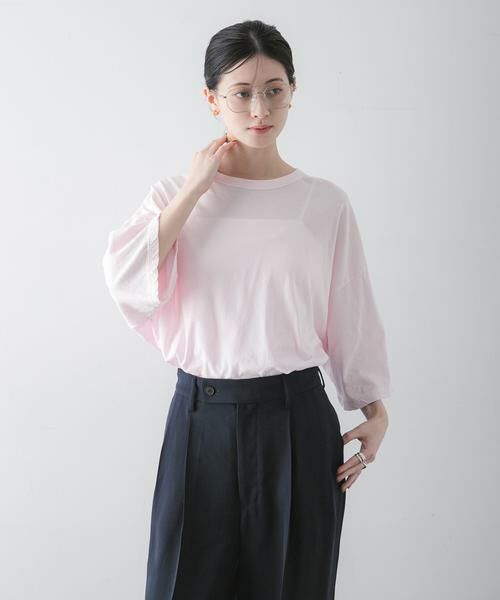 URBAN RESEARCH / アーバンリサーチ Tシャツ | 『別注』ATON×URBAN RESEARCH　WIDE SLEEVE T-SHIRTS | 詳細3